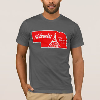 För Nebraska för vintage röd skjorta bra liv Tee Shirt