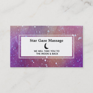 För Nebual för *~*abstraktutrymme glitter för Visitkort