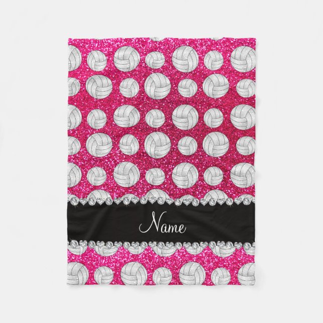 För neonshock rosa för anpassningsbar kända fleecefilt (Framsidan)