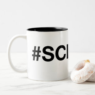För Nerd#Science för Gluten den fria muggen Två-Tonad Mugg