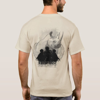 För noshörning snönoshörning först - t shirt