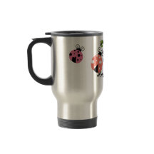 För nyckelpigakaffe för anpassningsbar känd mugg