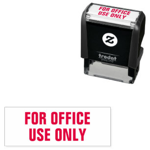 För Office Använda Only Business Professionell Red Självfärgande Stämpel