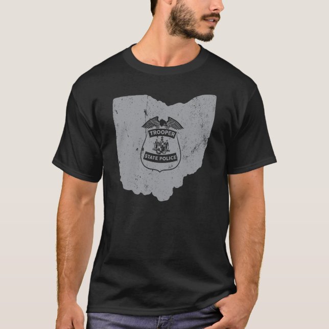För Ohio för Ohio statlig Trooperskjorta skjorta T Shirt (Framsida)