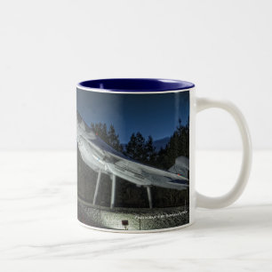För ökaffe för NAS Whidbey kopp, sjö- luft Sta Två-Tonad Mugg