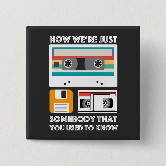 För Old school Tech Gadget Älskare - VHS, kassett Knapp (Framsida)