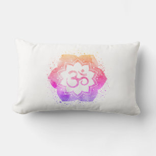 För Ombre för symbol för *~*OM AUM Mandala för Lumbarkudde
