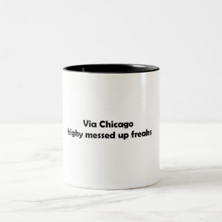 För OMG svar precis ifrågasätta! Två-Tonad Mugg