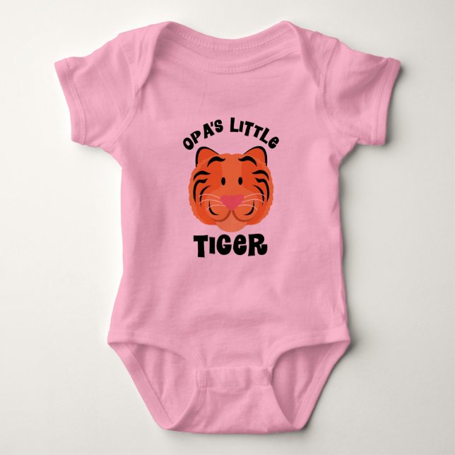 För Opas gullig gåva lite tiger T Shirt (Framsida)