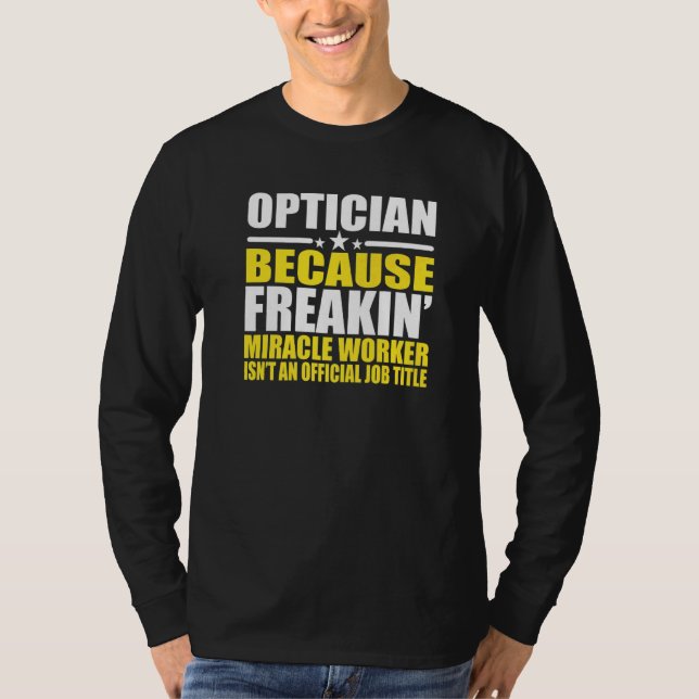 För Optiker T Shirt (Framsida)