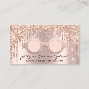För optometrikerglasögon för Eyewear optisk Spa Visitkort