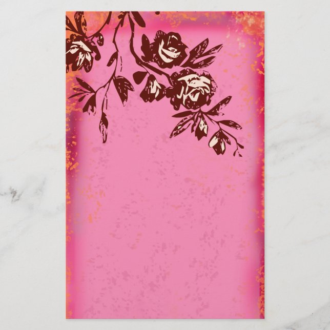 För orangekräm för GC | rosa brevpapper (Framsida)
