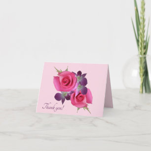 För Orchidstackkort för rosa ros purpurfärgat kort