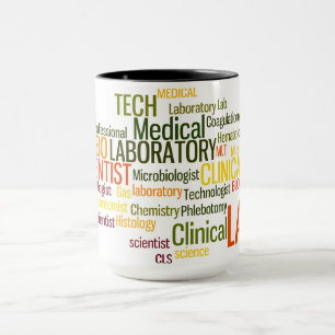 FÖR ORDKAFFE FÖR MEDICINSKT LABORATORIUM BLANDAD MUGG