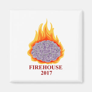 För ordmoln för Firehouse 2017 magnet