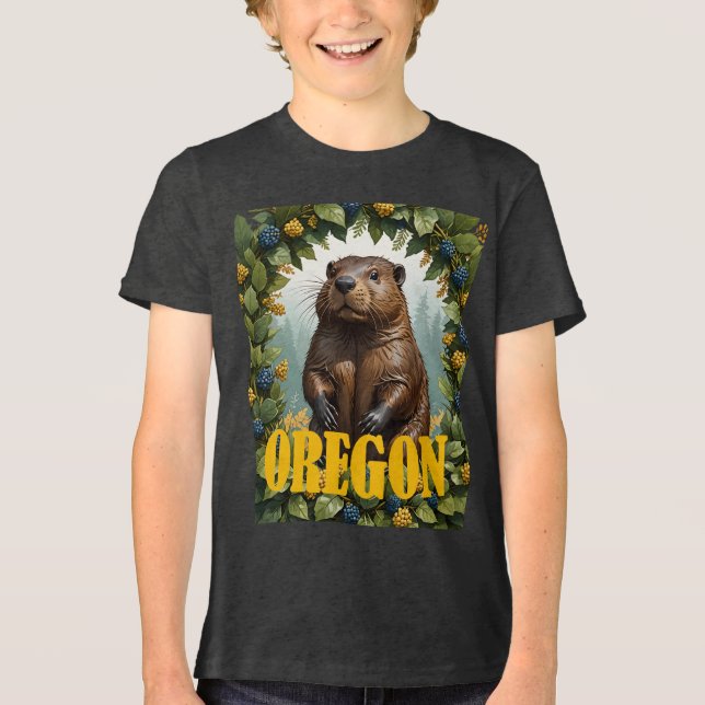 För Oregon kärlek T Shirt (Framsida)