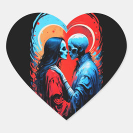 FÖR ÖVRIGT, GHOST, COUPLE, KÄRLEK HJÄRTFORMAT KLISTERMÄRKE