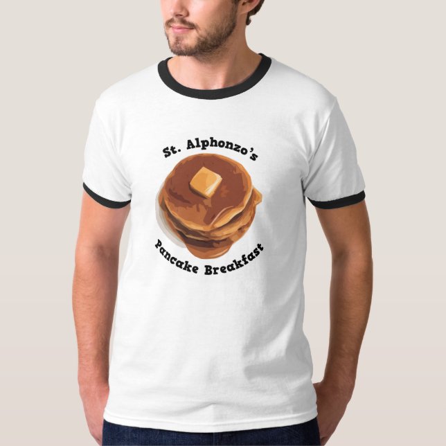 För pannkakafrukost för St Alphonzos skjorta för Tröja (Framsida)