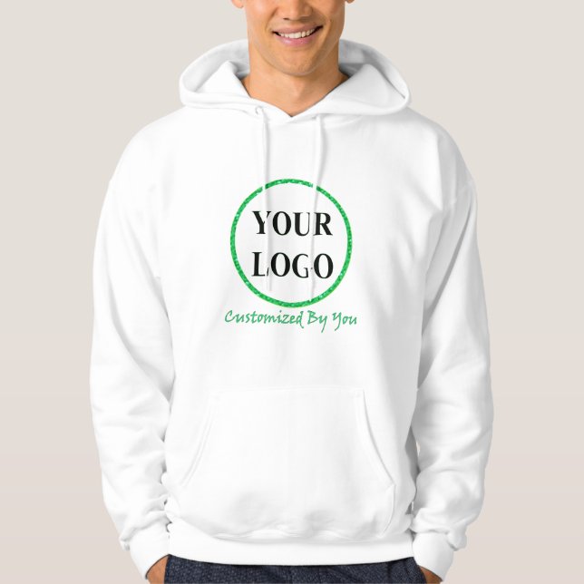 För Pappa Boykompis Sweater, lägg till din LOGOTYP Hoodie (Framsida)