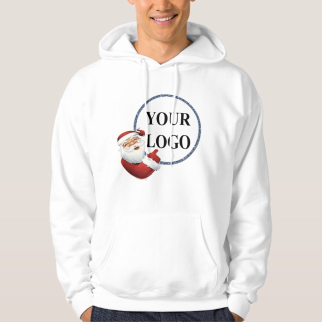 För Pappa Boykompis Sweater, lägg till din LOGOTYP Hoodie (Framsida)