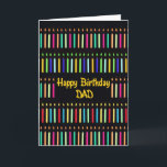För Pappa Funny Birthday med många ljus Kort<br><div class="desc">Det här kortet fyllt med födelsedagsljus har ett lustigt meddelande,  födelsedagsvarning inuti för en far,  pappa på sin födelsedag. Var försiktig med spontan förbränning. Art,  bild och versell copyright © Shoaff Ballanger Studios,  2023.</div>