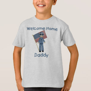 För pappaflygvapen för välkomnande hem- Brat T-shirt