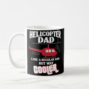 För pappagåva för helikopter pilot- mekaniker f kaffemugg