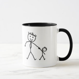För pappaRinger för världar bäst mugg