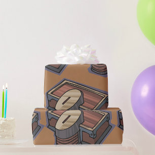 För Papper radbrytning av Alms-ruta Presentpapper