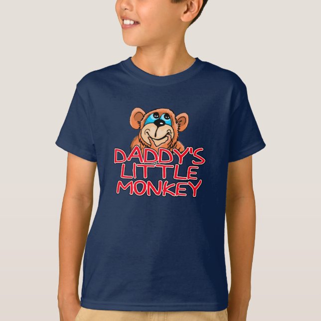 För pappor apa lite t-shirt (Framsida)