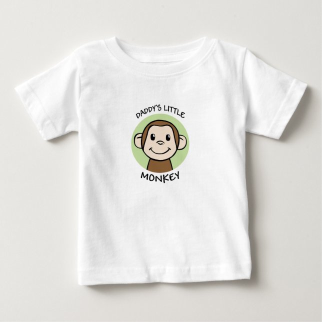 För pappor apa lite t-shirt (Framsida)