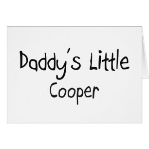 För pappor Cooper lite Hälsningskort