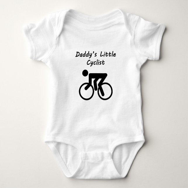 För pappor cyklist lite t-shirt (Framsida)