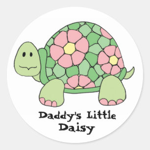 För pappor daisy lite runt klistermärke