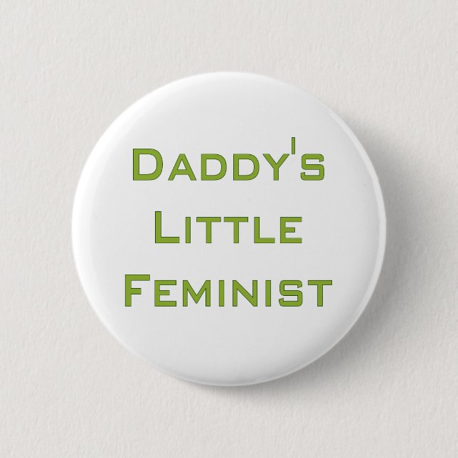 För pappor feminist lite knapp (Framsida)