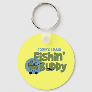 För pappor Fishin lite kompis Nyckelring
