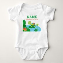 För pappor för sköldpaddababy lite Jersey Bodysuit