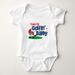 För pappor Golfin lite kompis T Shirt