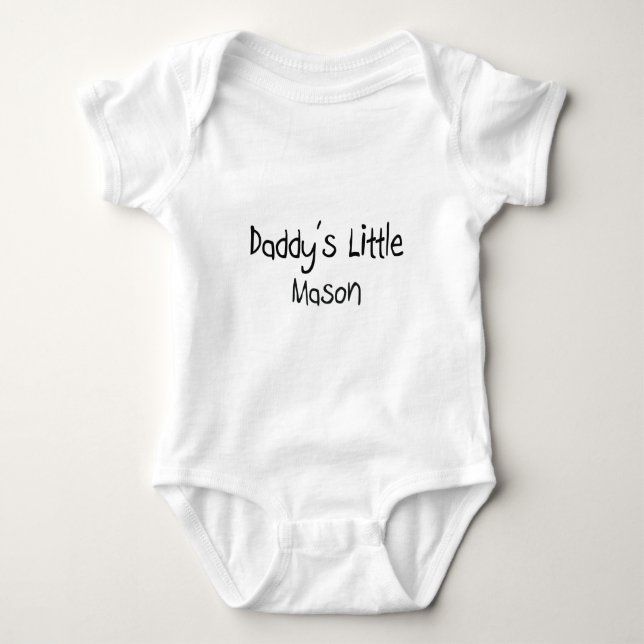 För pappor Mason lite T-shirt (Framsida)
