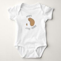 För pappor potatis lite - bebisbodysuit