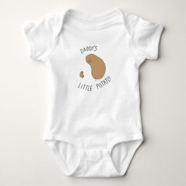 För pappor potatis lite - bebisbodysuit tröja