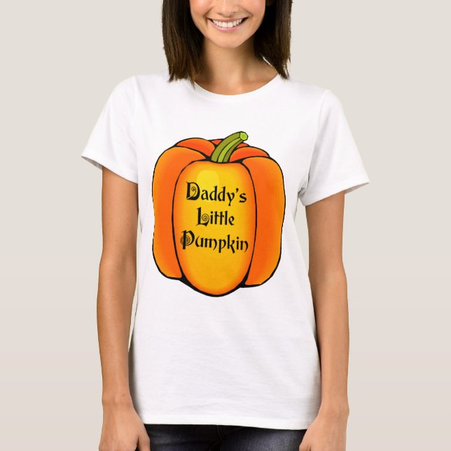 För pappor pumpa lite t shirt (Framsida)