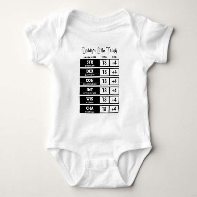 För pappor Twink lite ranka Tee Shirt (Framsida)