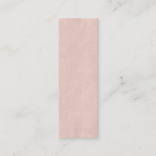 För Parchmentpapper för vintage ljus rosa rosa Mini Visitkort