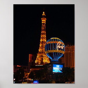 För Paris Las Vegas hotell- & kasino #2 affisch