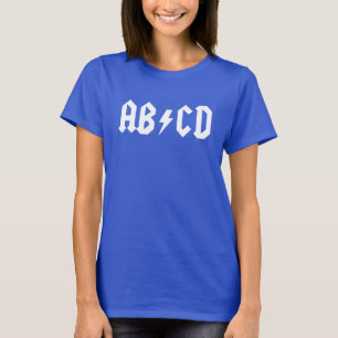 För parodidamer för ABCD rolig skjorta Tee Shirt