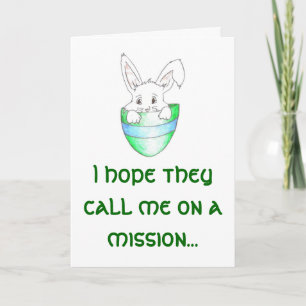 För påskhälsning för LDS missions- kort