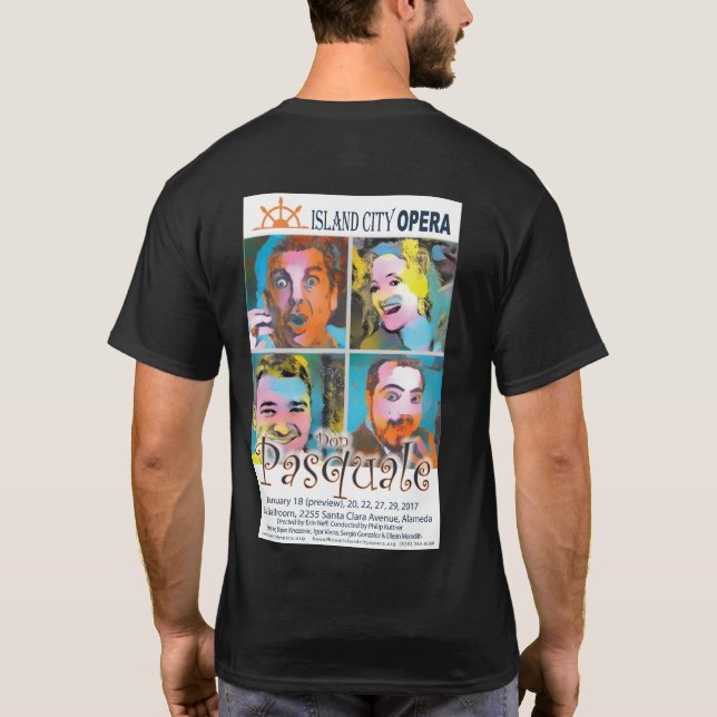 För Pasquale för universitetslärare för Tee (Baksida)