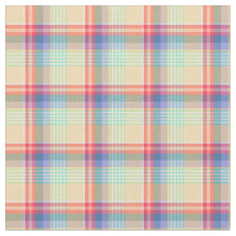 För pastell pläd flickaktigt tyg