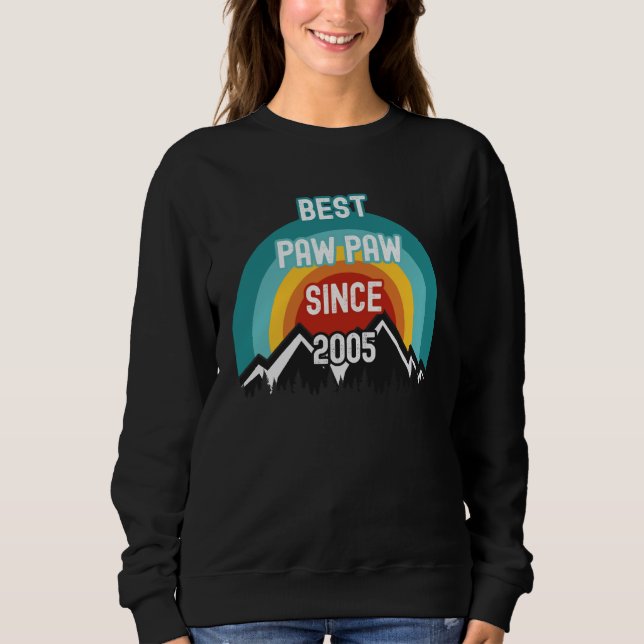 For Paw Paw Best Paw Paw Since 2005 T Shirt (Framsida)